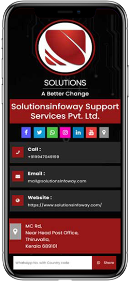ddatausa.com image layout of digital business card