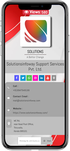 ddatausa.com image layout of digital business card